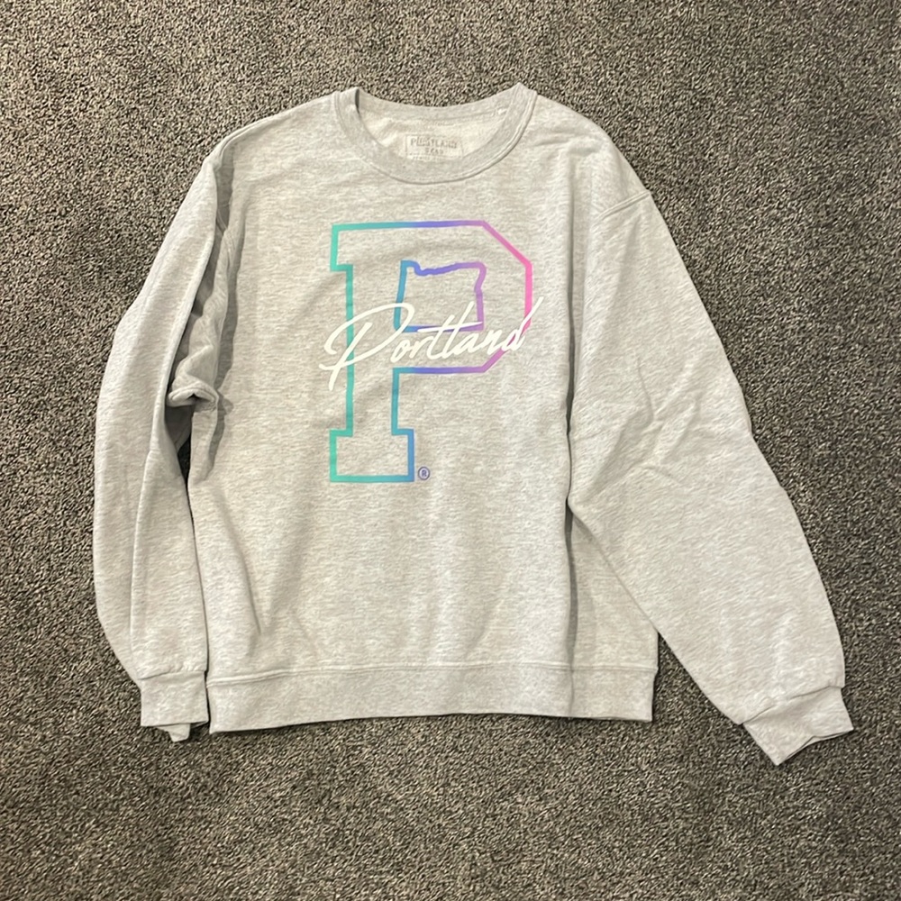 Light gray crewneck